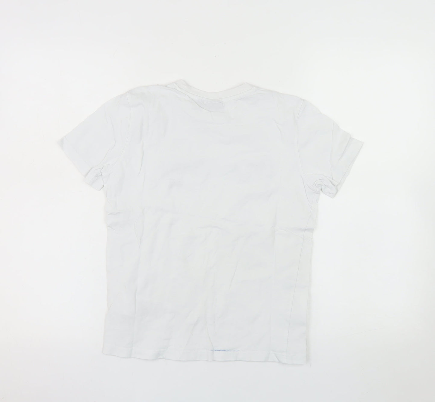 Money Boys White Logo T-Shirt 9-10 Years Short Sleeve Cotton