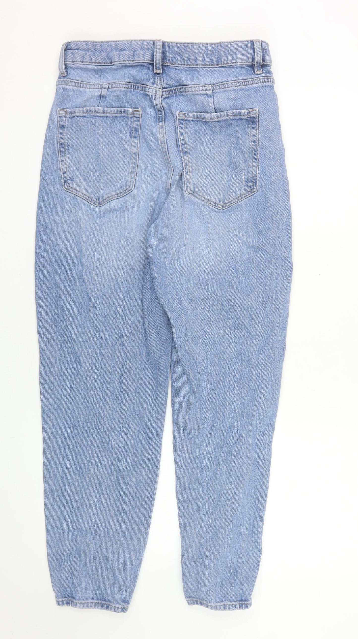 Marks and Spencer Women's Blue Mom Jeans Size 10 Regular Fit