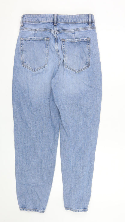 Marks and Spencer Women's Blue Mom Jeans Size 10 Regular Fit