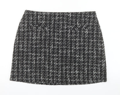 St. Bernard for Dunnes Stores Women’s Black Tweed Short Skirt Size 16