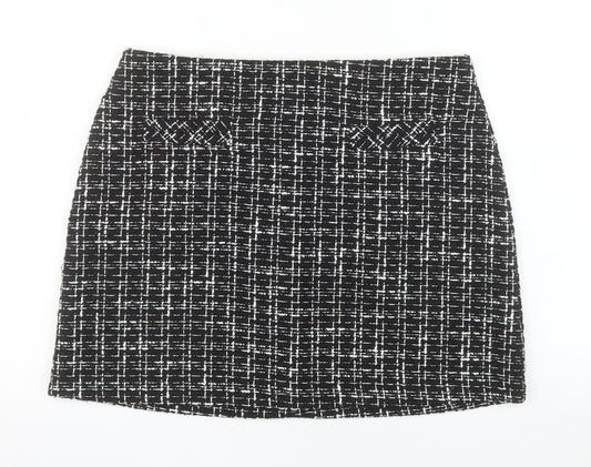 St. Bernard for Dunnes Stores Women’s Black Tweed Short Skirt Size 16