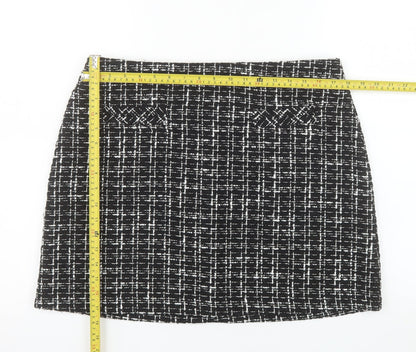 St. Bernard for Dunnes Stores Women’s Black Tweed Short Skirt Size 16