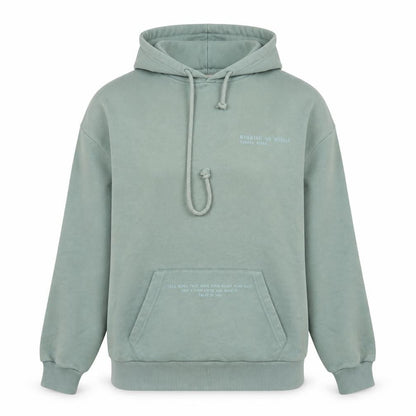 Pull&Bear Pull Women’s Green Pullover Hoodie Size S Cotton Blend Casual