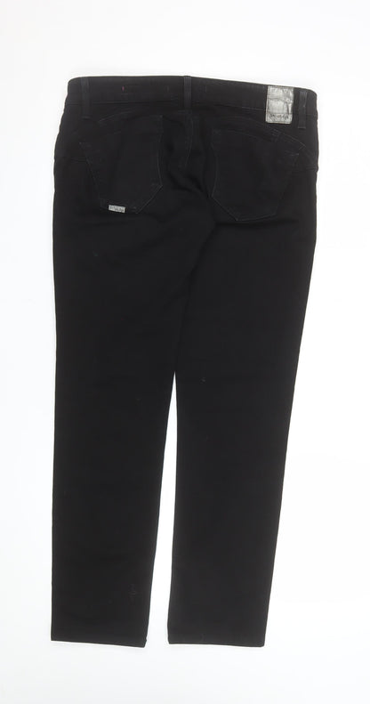 Salsa Women Black Skinny Fit Mid Rise Stretch Jeans Size 6