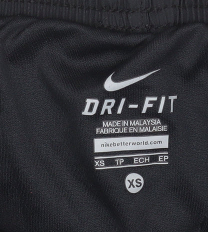Nike Womens Black Dri-Fit XS Athletic Running Shorts