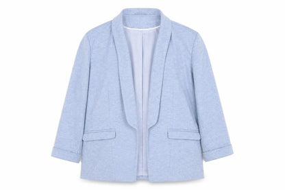 Miss Selfridge Women Blue UK 16 Classic Open Front Blazer Jacket