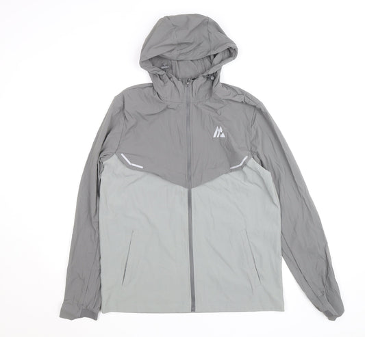 Montirex Men's Grey S Curve 2.0 Windbreaker Jacket