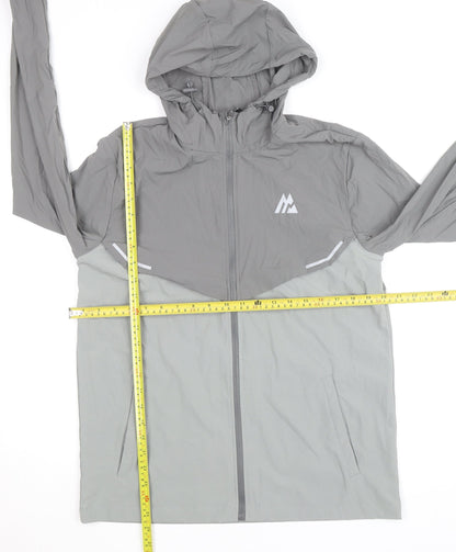 Montirex Men's Grey S Curve 2.0 Windbreaker Jacket
