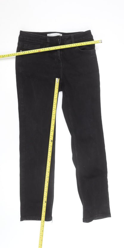 Next Women’s Black Slim Mid Rise Petite Jeans Size 10