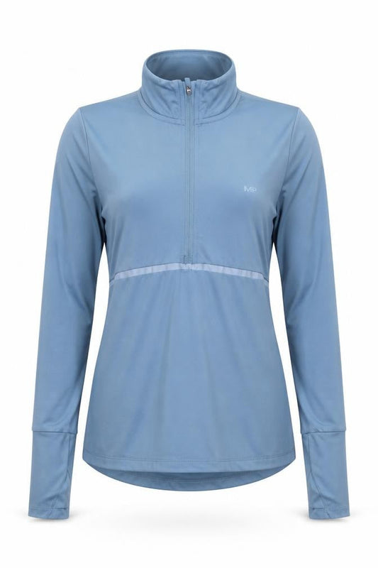 MP Women's Blue XS 1/2 Zip Lightweight Track Jacket