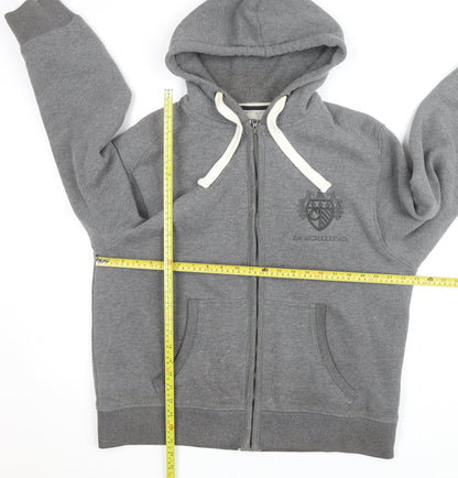 Paul Costelloe Men’s Grey Full Zip Hoodie Size L