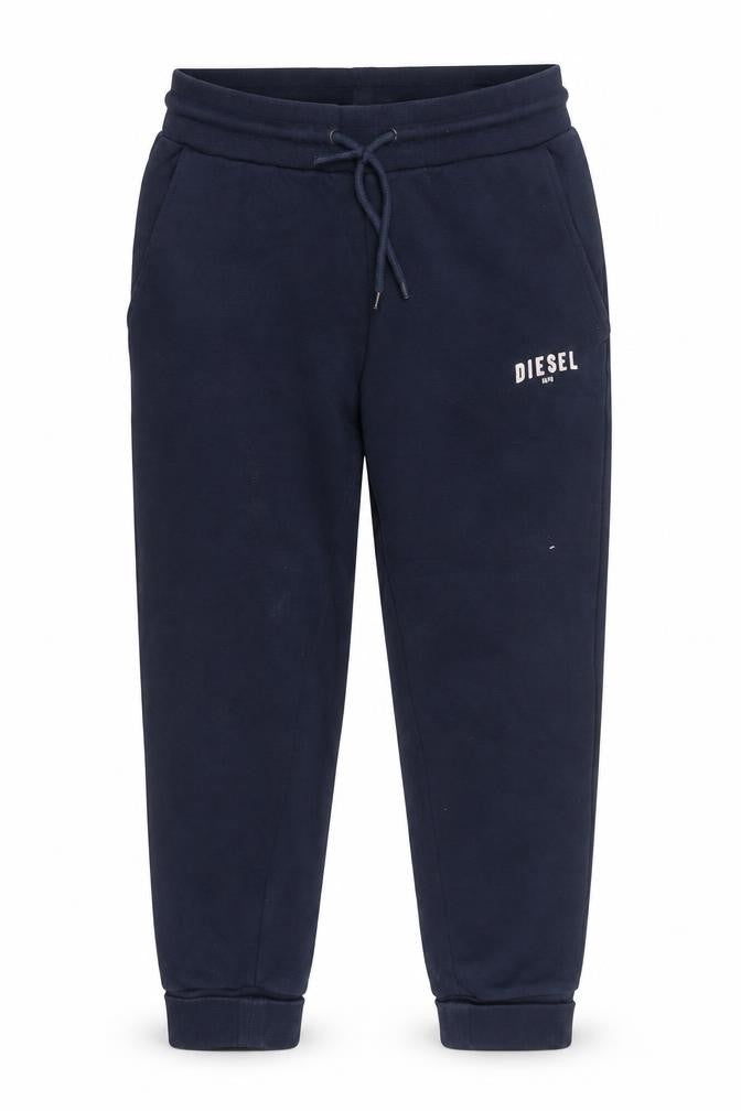 Diesel Women's Blue Jogger Sweatpants S Regular Fit Cotton Blend