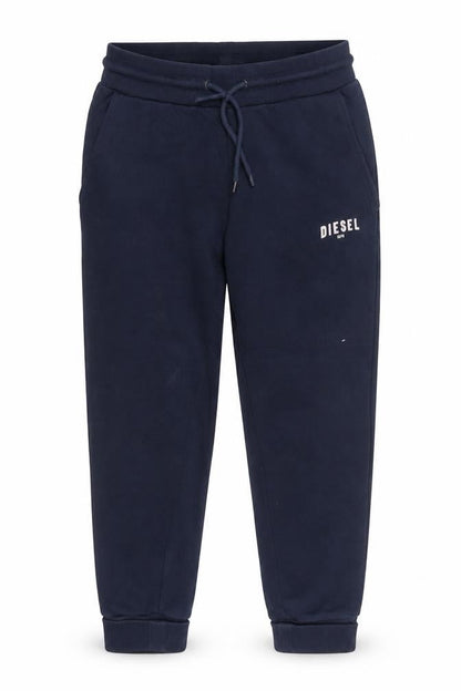 Diesel Women's Blue Jogger Sweatpants S Regular Fit Cotton Blend
