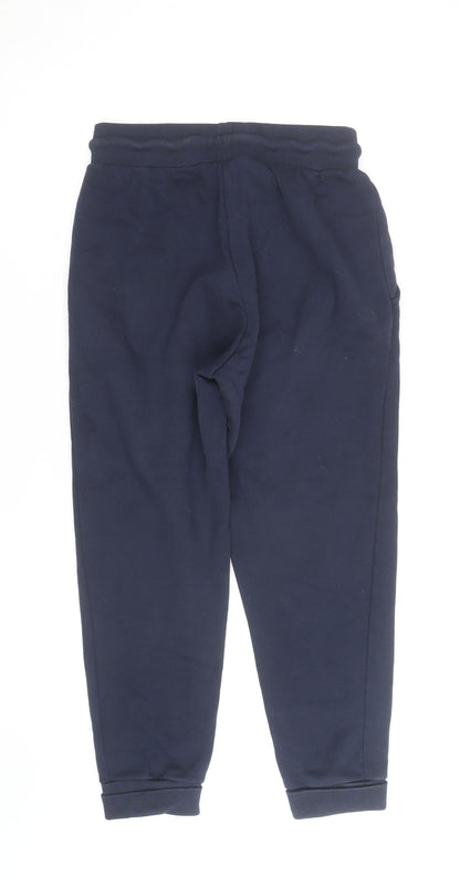 Diesel Women's Blue Jogger Sweatpants S Regular Fit Cotton Blend