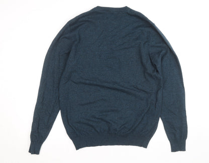 Diesel Men's Blue XL Crew Neck Pullover Jumper