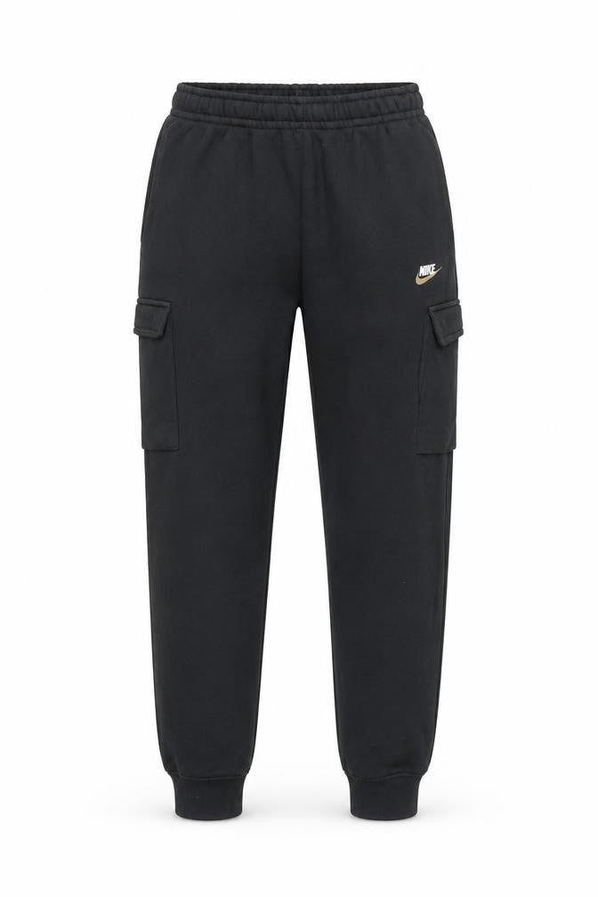 Nike Womens Black Jogger Fleece Sweatpants L Regular Fit