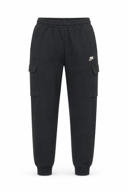 Nike Womens Black Jogger Fleece Sweatpants L Regular Fit