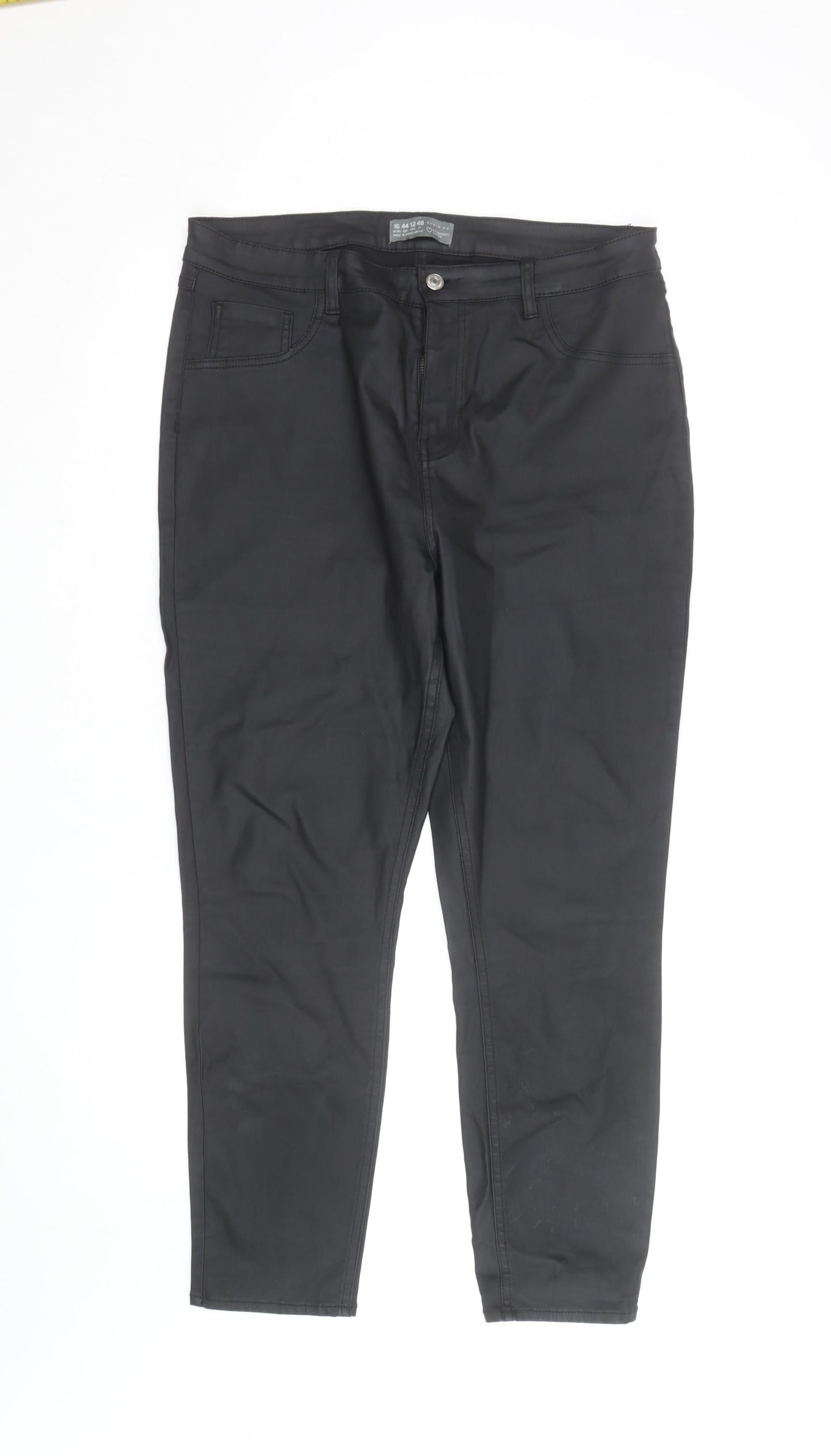 Primark Women’s Black Denim Co Jegging Size 16 Skinny Stretch Trousers