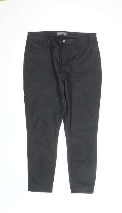 Primark Women’s Black Denim Co Jegging Size 16 Skinny Stretch Trousers