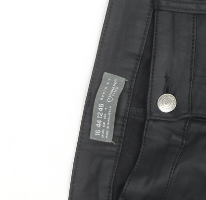 Primark Women’s Black Denim Co Jegging Size 16 Skinny Stretch Trousers