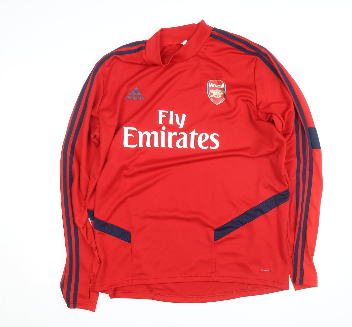 Adidas Men’s Red Arsenal Long Sleeve Football Training Top XL