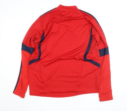 Adidas Men’s Red Arsenal Long Sleeve Football Training Top XL