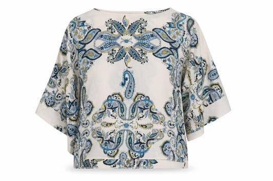 Dorothy Perkins Women’s Multicoloured Paisley Chiffon Tunic Blouse Size 12