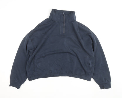 Dunnes Stores Womens Charcoal 1/4 Zip Activewear Jacket Size 16