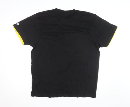 DeWalt Men's Black XL 100 Years Logo Crew Neck Cotton T-Shirt