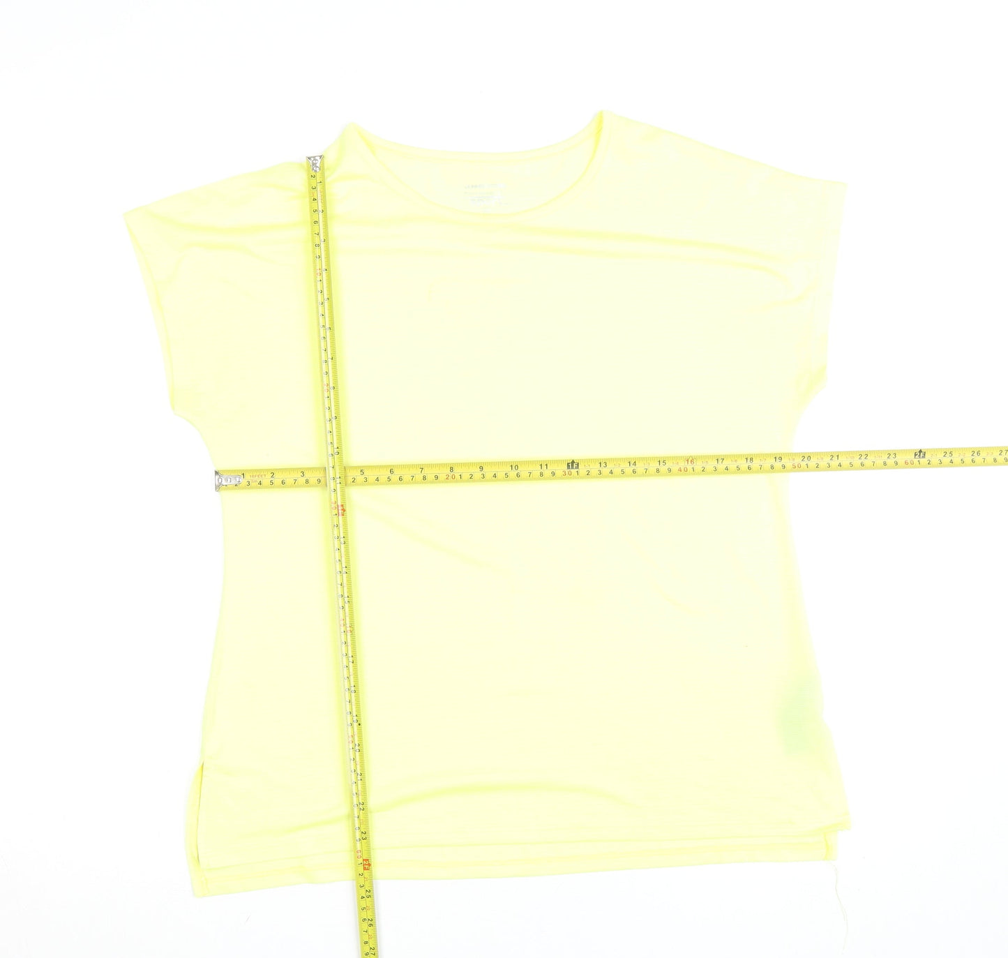 Dunnes Stores Women Yellow Performance T-Shirt M Moisture Wicking