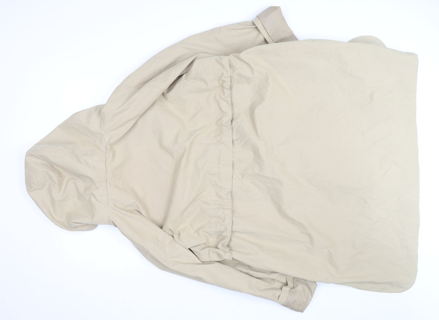 Tu Women’s Beige Hooded Parka Coat Size 20 Lightweight Long Jacket