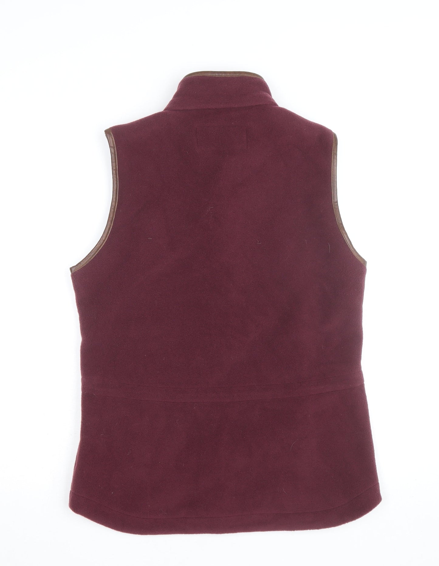 Schöffel Men's Red Fleece Bodywarmer Waistcoat M Outdoor Zip Front