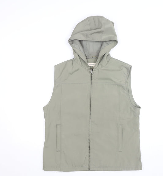 Carraig Donn Women’s Green Hooded Full Zip Waistcoat Size M