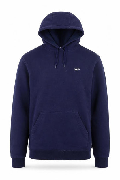 Myprotein Mens Blue Pullover Hoodie Size S Regular Fit Fleece Sweatshirt