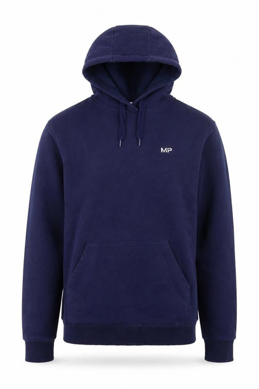 Myprotein Mens Blue Pullover Hoodie Size S Regular Fit Fleece Sweatshirt