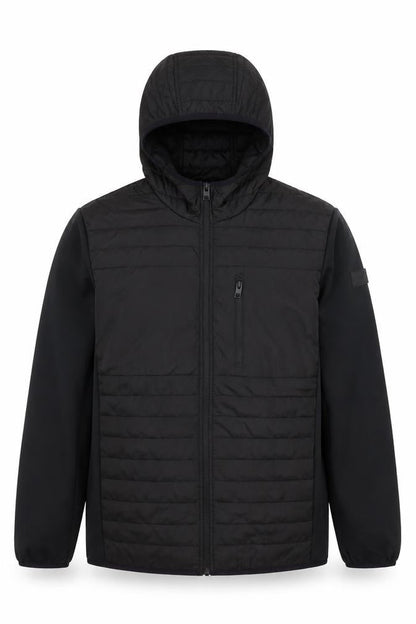 Jack & Jones Men's Black M Hooded Puffer Jacket