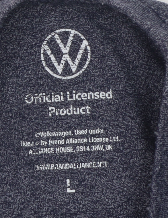 Volkswagen Men's Blue Graphic Short Sleeve T-Shirt Size L
