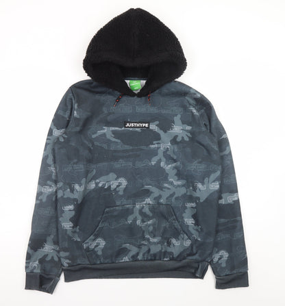 Hype Boys Black Camouflage Sesame Street Hoodie Age 15 Pullover