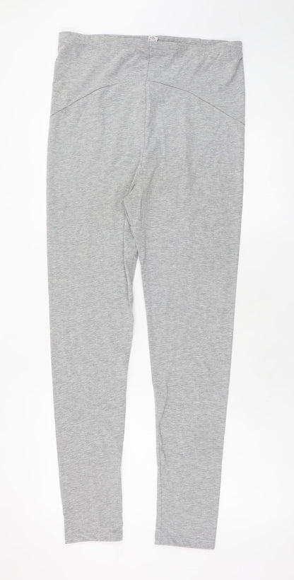 Primark Women’s Grey Maternity High Rise Stretch Leggings Size 12