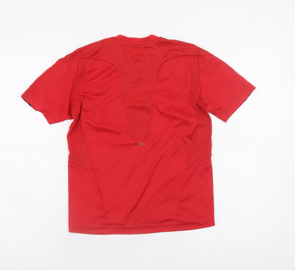 Adidas Boys Red Climalite Short Sleeve Sports T-Shirt 11-12 Years