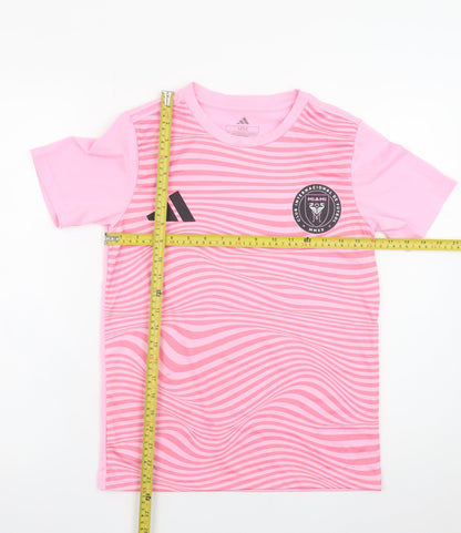 Adidas Unisex Adults Pink Miami Jersey T-Shirt M Regular Fit