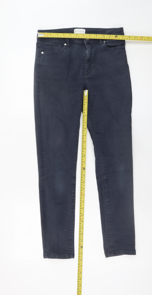 Warehouse Women’s Black Skinny Stretch Jeans UK 10