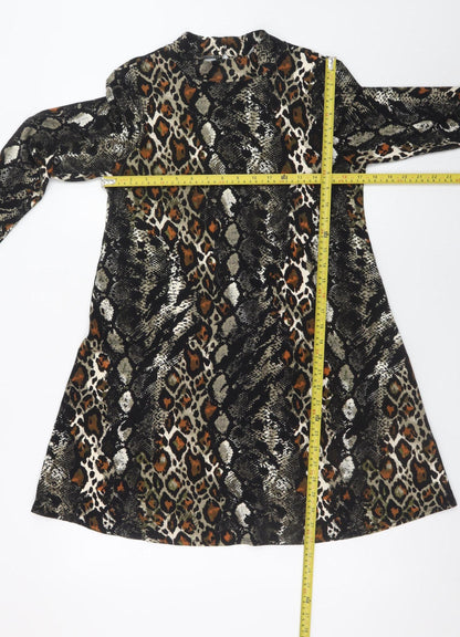 Dorothy Perkins Women’s Multicoloured Animal Print Shift Dress Size 14