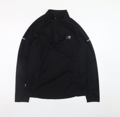 Karrimor Men's Black Small Running 1/2 Zip Track Jacket