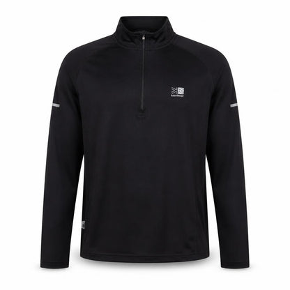 Karrimor Men's Black Small Running 1/2 Zip Track Jacket