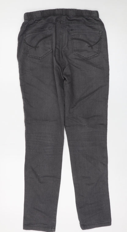 Tu Women’s Grey Jegging Jeans Size 12 Slim Fit Stretch Comfort