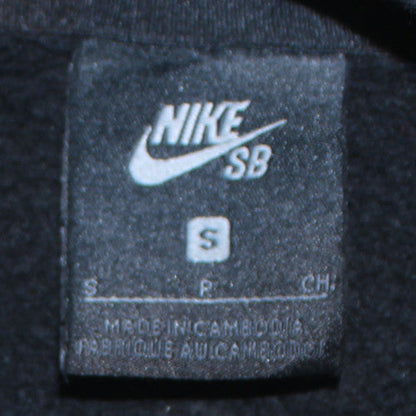 Nike SB Men's Black Pullover Hoodie Size S Fleece Skate Sweatshirt