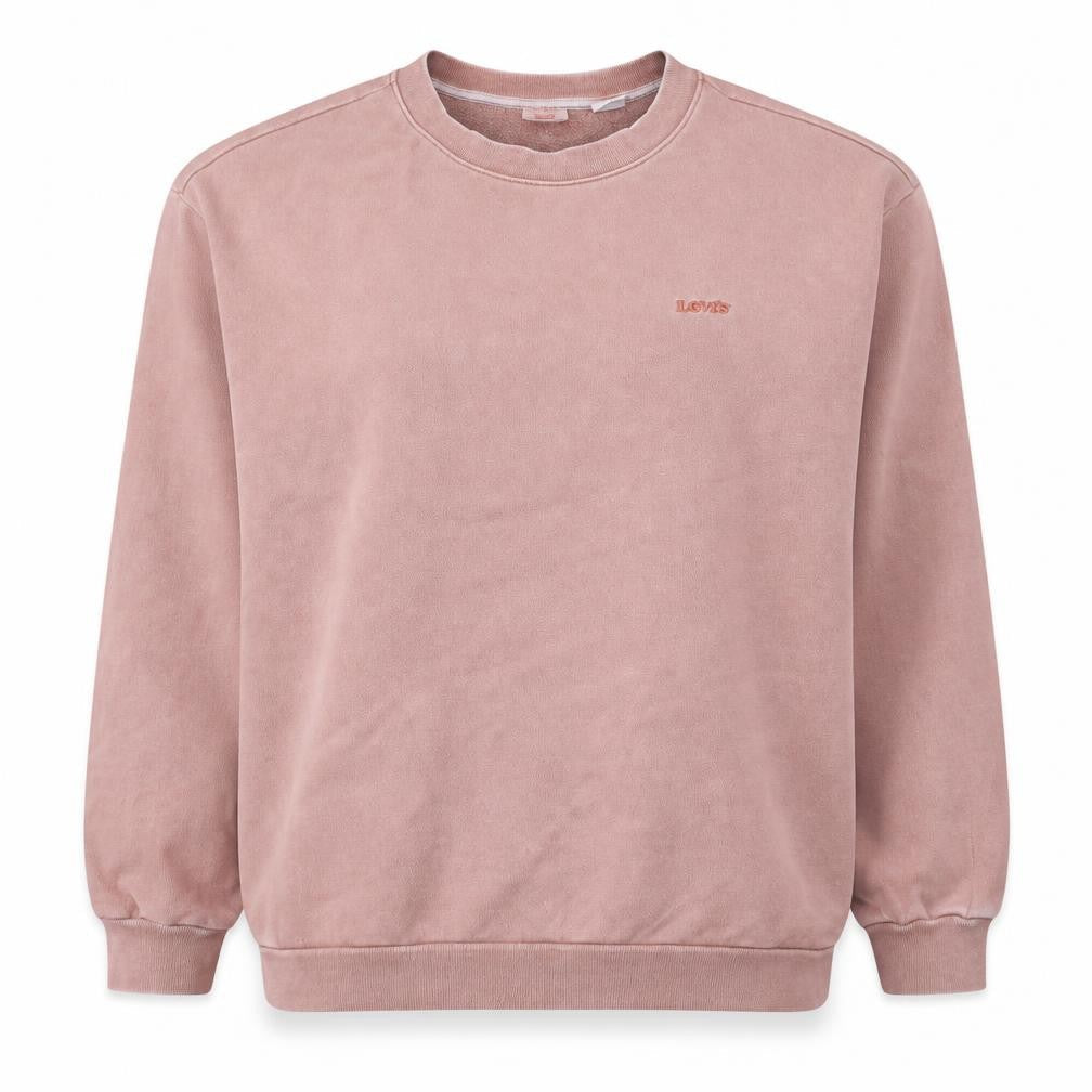 Levi's Women's Pink Crew Neck Pullover Sweatshirt Size S