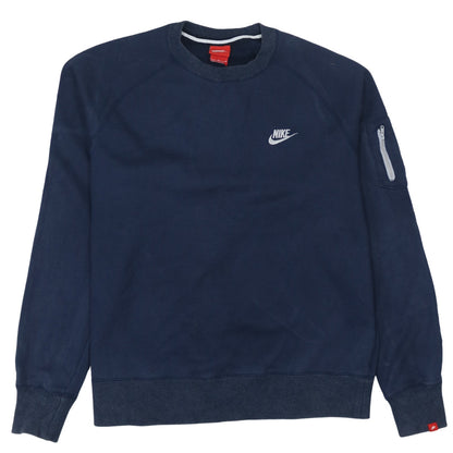 Nike Men's Blue Crew Neck Pullover Sweatshirt Size L