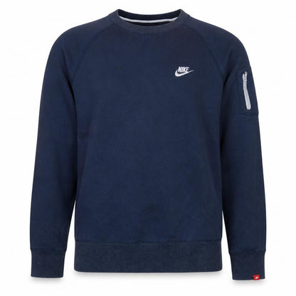 Nike Men's Blue Crew Neck Pullover Sweatshirt Size L